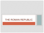The Roman Republic - EDSS Ancient Civilizations