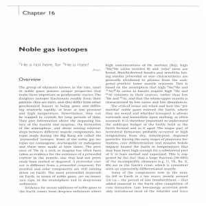 Chapter 16. Noble Gas Isotopes