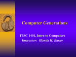 The Computer Generations