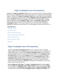 Stage 3 esophageal cancer life expectancy