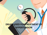 lecture 9+10 - Antihypertensive (First Year)