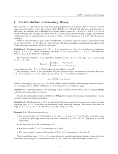 1 An introduction to homotopy theory