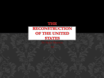 The Reconstruction of The United States
