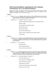 IETS recommendations regarding the risk of disease transmission