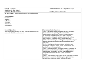 Subject: Geometry - Currituck County Schools