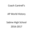 AP World History Syllabus