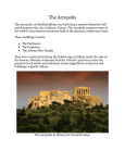 The Acropolis, a fortified citadel built atop a