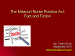 Purpose of Missouri State Board of Nursing