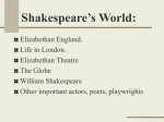 Shakespeare Biography Power Point