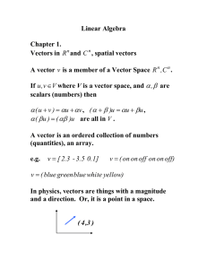 Vectors