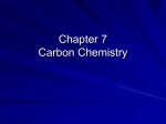 Chapter 7 Carbon Chemistry