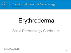 Psoriatic Erythroderma - American Academy of Dermatology