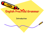 English Practical Grammar