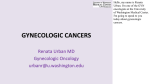 Gynecologic Cancers - University of Washington
