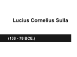 Lucius Cornelius Sulla (138