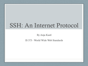 SSH - Information Services and Technology