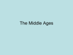 The Middle Ages - Coach Kitchens` Weebly Page