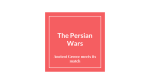 The Persian Wars