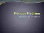 Pronoun Problems