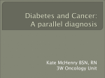 The Dual Diagnosis of Diabetes and Cancer