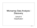Microarray Data Analysis: Discovery