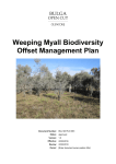 Weeping Myall Biodiversity Offset Management Plan