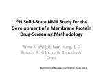 15N Solid-State NMR Study for the Development of a Membrane