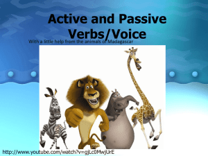 Writing: Active And Passive Sentences