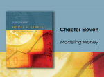 Chapter 11: Modeling Money