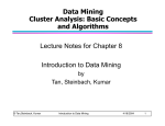 Data Mining Cluster Analysis: Basic Concepts and Algorithms