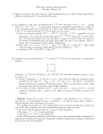 Math 643 - Topology III, Homework 1 Due date: February 23. (1