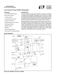 Low Power Pulse Width Modulator