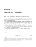 Chapter 3 Multivariate Probability
