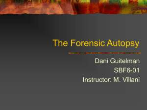 The Forensic Autopsy