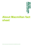 AboutMacmillanfactsheet12 - Macmillan Cancer Support