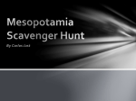 Mesopotamia Scavenger Hunt