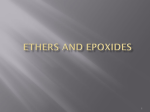 Ethers and Epoxides
