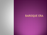 Baroque Era - Fall2011TechProject