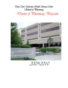 2009 - 2010 - Texas Tech University Health Sciences Center