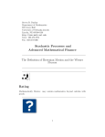 Stochastic Processes and Advanced Mathematical