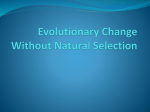 8.1 Natural Selection