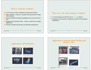 What is Computer Graphics? What can we do with Computer