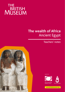 The wealth of Africa Ancient Egypt