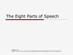 The Eight Parts of Speech - Hatboro