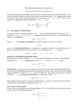 Modes of Convergence - Mathematics and Statistics