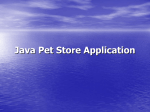 Java Pet Store Application