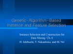 Genetic-Algorithm-Based Instance and Feature Selection