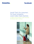 Social? That`s for consumers. For travel companies, social media