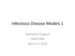 Infectious Disease Models 1