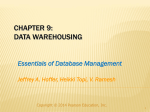 Ch 9: Data Warehousing